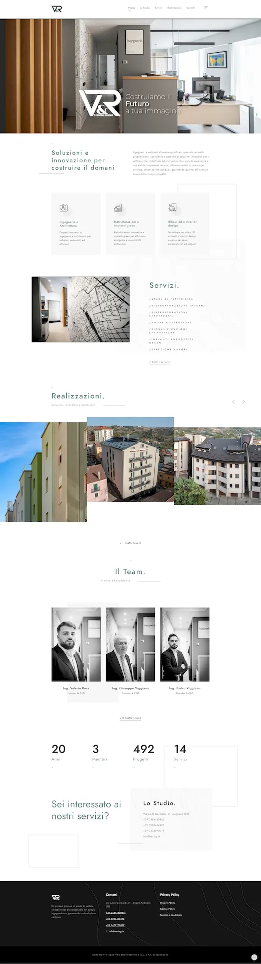 Screenshot V&R Engineering